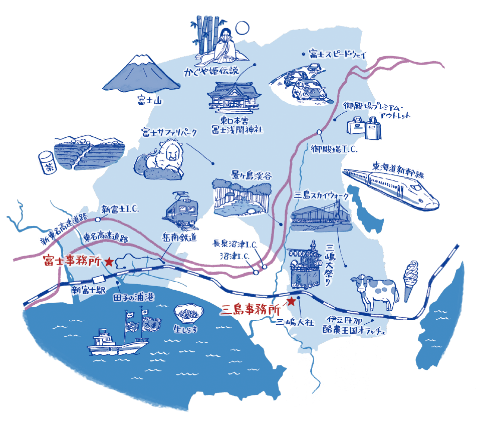 静岡5区の地図